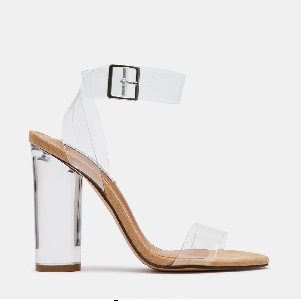 Steve Madden Transparent Strap Heels